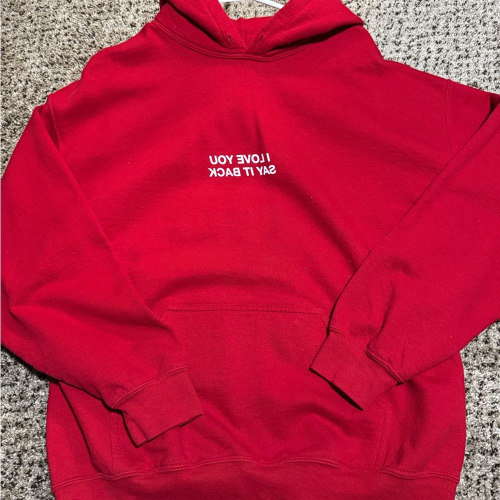 i love you say it back hoodie - Lonely Ghost
